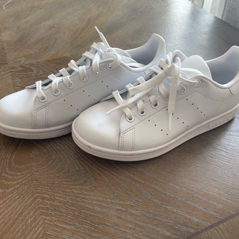 Adidas Stan Smith Leather Sneakers All White